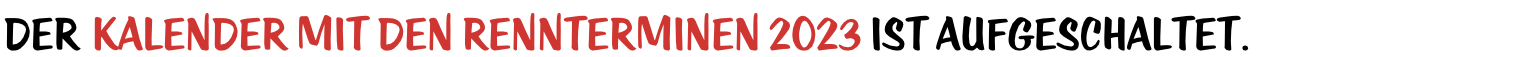 Headline Kalender 2023 ohneHinweis